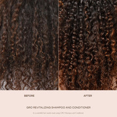 VEGAMOUR GRO Revitalizing Conditioner on hand demonstrates lightweight hydration
