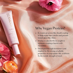 VEGAMOUR GRO packaging highlights zinc PCA and willowherb ingredients