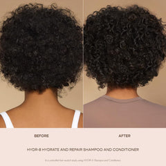VEGAMOUR HYDR-8 shampoo foam closeup conveys rich cleansing lather.