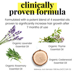 Vegan Mia rosemary oil supporting healthy hair growth and stronger strands