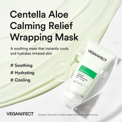 VEGANIFECT Aloe Cica Wrap Mask creamy texture spreads evenly for coverage