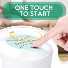 Veicomtech Ionic Foot Bath Machine side view showing compact home spa design