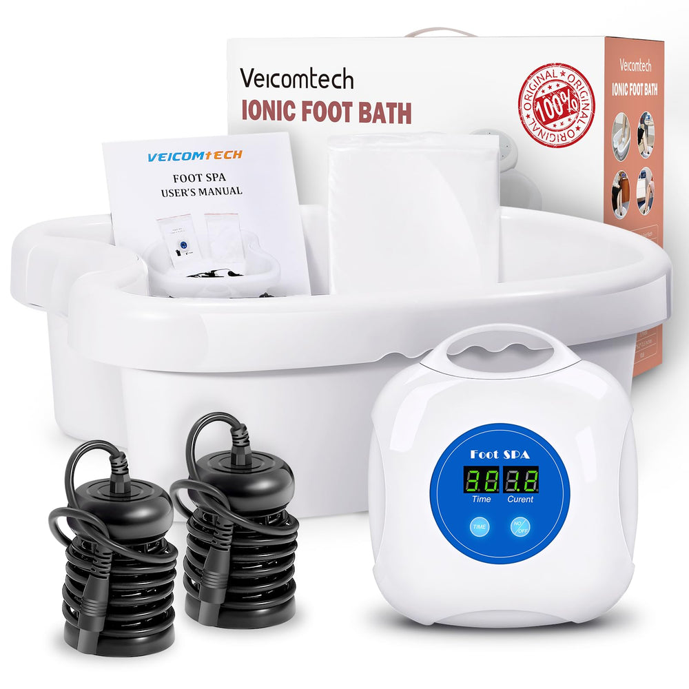 Veicomtech Upgrade Ionic Foot Bath with tub view for home use