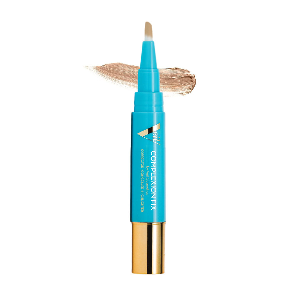 Veil Cosmetics Complexion Fix Concealer under-eye coverage for a brighter look.