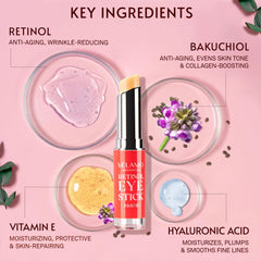VELAMO ADVANCED glide-on balm texture ideal for sensitive skin around eyes.