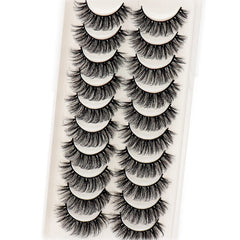 Veleasha Lashes criss-cross faux mink for depth at outer corners