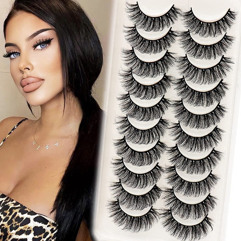 Veleasha Lashes fluffy wispy bundle for natural volume and lift