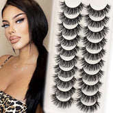 Veleasha Lashes fluffy wispy bundle for natural volume and lift