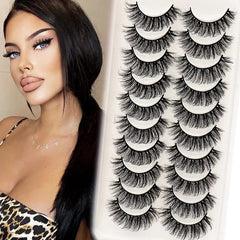 Veleasha Lashes fluffy wispy bundle for natural volume and lift