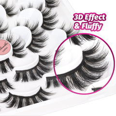 Veleasha Lashes soft, high-comfort fibers for long-wear comfort.