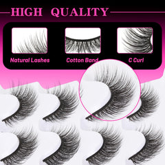 Veleasha Lashes Soft cotton band for gentle wear.
