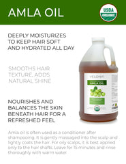 Velona Amla Oil hair gloss focus: penetrates deep for softer, shinier strands