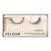 VELOUR Velour Effortless Invisible Lashes with a clear band for seamless daily wear.