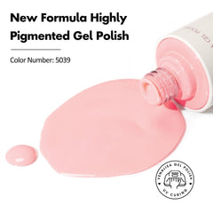 VENALISA Baby Pink Gel Polish swatch showing smooth, even coverage.
