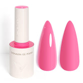 VENALISA Bright Pink Gel Nail Polish bottle with vibrant high-gloss finish