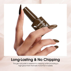 VENALISA brown gel nail polish kit for a DIY mani session