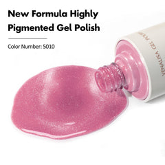 Venalisa Cat Eye Gel Nail Polish shimmer swatch under light reveals glow
