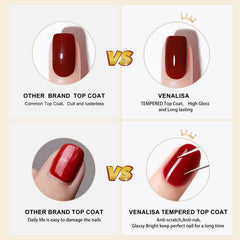 VENALISA gel nail polish set and tools for salon-like DIY manicures
