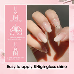 VENALISA gel polish brush applying smooth, even color for professional-looking nails.