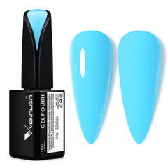 V VENALISA light blue gel nail polish bottle for vibrant at-home color