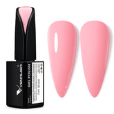 VENALISA pink gel nail polish bottle closeup showing vibrant color for salon-quality nails at home