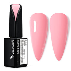 VENALISA pink gel nail polish bottle closeup showing vibrant color for salon-quality nails at home