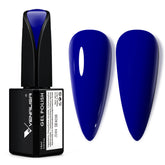 V VENALISA royal blue gel polish bottle front showing bold color for impact