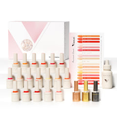 VENALISA V2 22-pcs gel polish set with 18 colors for versatile manicures