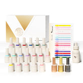 V VENALISA V3 color card with 18 shades for easy color selection at home.