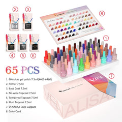 VENALISA VIP4 primer and base coat for a durable manicure