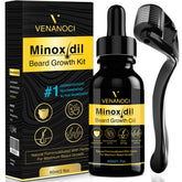 Venanoci 5% Minoxidil bottle for thicker beard and hair growth.