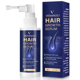 Venanoci Hair Growth Oil Spray bottle showing a lightweight formula for fuller hair.
