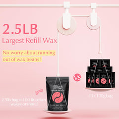 Vennco face hair removal wax beads for gentle facial waxing.