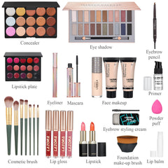 Venshun makeup kit eyeshadow palette close-up with rich pigment options