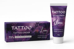 Venus Cosmetics Luna Tattoo Cream jar close-up for smooth post-treatment care.