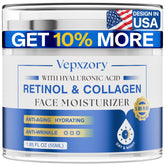 Vepxzory face moisturizer bottle delivering hydration for smoother skin.