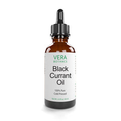 Vera Botanics Black Currant Oil bottle ready for daily skin care.