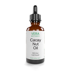 Vera Botanics Cacay Nut Oil bottle for premium skincare and hair nourishment.
