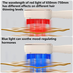 Verfubo Laser Therapy Hair Growth Comb side view highlighting ergonomic design