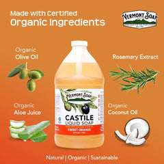 Oily hair shampoo using Vermont Castile for lightweight cleansing.