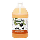 Vermont Soap Lemongrass Zen bottle shown for gentle skin care and versatile cleansing.