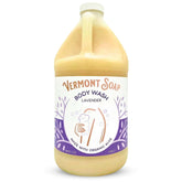 VERMONT SOAP unscented body wash bottle showing 64oz volume for daily moisturization