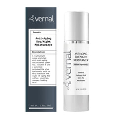 Vernal All-in-One Anti Aging Moisturizer bottle pump enables easy daily application