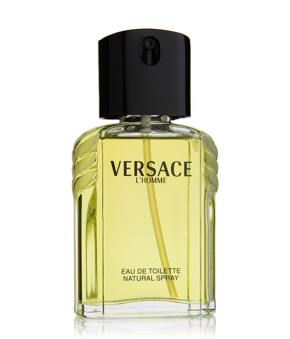 Versace L'homme EDT bottle close-up, ideal for evenings and special occasions