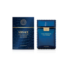 Versace Eau Fraiche Extreme EDP bottle-front view, bold fragrance for day-to-night wear.