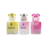 Versace Gift Set Yellow Diamond splash bottle close-up for gifting and travel