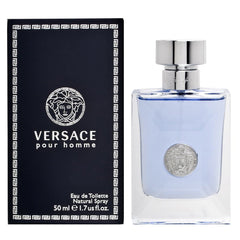 Versace Pour Homme EDT 50ml bottle, ideal for daily grooming and timeless style.