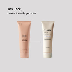 Versed Buff It Out mask application depicts a thin layer for dual-use treatment.