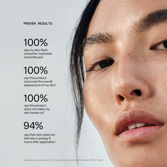 Versed barrier cream close-up highlights 5 percent squalane for lasting hydration.