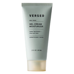 Versed Dew Point gel moisturizer bottle illustrating fast-absorbing hydration